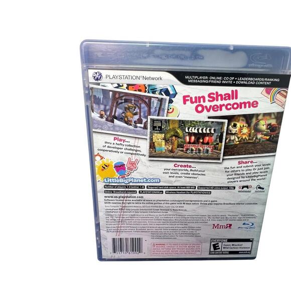 LittleBigPlanet (Sony PlayStation 3, 2008) CIB Complete PS3 Game - Picture 2 of 4